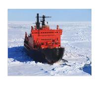 Jigsaw Puzzle 1000 Pieces for Adults，Red Icebreaker in the Middle of the Arctic Ocean，Unique Suitable for Teenagers and Adults, Home Decoration（38x26cm）-X24