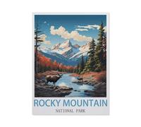 Jigsaw Puzzle 1000 Pieces for Adults，Rocky Mountain National Park，Large Puzzle Game Artwork for Adults Teens, Family Decorations, Unique Puzzle Gift（38x52cm）-EY63