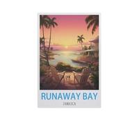 Jigsaw Puzzle 1000 Pieces for Adults，Runaway Bay Jamaica，Teens Boys Girls Puzzles Difficult Thick Sturdy Pieces Challenging Puzzle for Party Games（75x50cm）-AI4