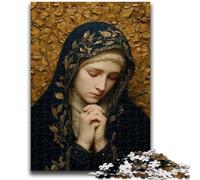 Jigsaw Puzzle 1000 Pieces for Adults Saint A Stained Glass Teenager Jigsaw,Educational Stress Relief Toy Great Gifts And Toys (50x75cm)