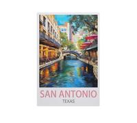 Jigsaw Puzzle 1000 Pieces for Adults,San Antonio Texas,Kids Teens Large Families Puzzle Game(75x50cm)-K39