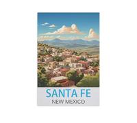 Jigsaw Puzzle 1000 Pieces for Adults,Santa Fe New Mexico,Kids Teens Large Families Puzzle Game(75x50cm)-FT55
