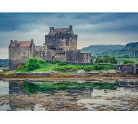 Jigsaw Puzzle 1000 Pieces for Adults Scotland Landscape Eilean Donan Castle at Dusk Scenic Loch View Challenging Puzzle Game Gift Idea Family Activity 27.5 x 19.7 Inches