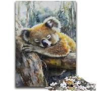 Jigsaw Puzzle 1000 Pieces for Adults Sleeping Koala Teenager Jigsaw,Educational Stress Relief Toy Great Gifts And Toys (38x26cm)