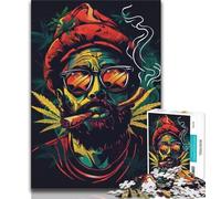 Jigsaw Puzzle 1000 Pieces for Adults Smoke Teenager Jigsaw,Educational Stress Relief Toy Great Gifts And Toys 38x26cm
