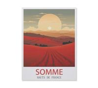 Jigsaw Puzzle 1000 Pieces for Adults，Somme Hauts-de-France，Large Puzzle Game Artwork for Adults Teens（50x70cm）-GM57
