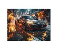 Jigsaw Puzzle 1000 Pieces for Adults，Sports Car，Teens Boys Girls Puzzles Premium Quality Fun Family Challenging Puzzles for Birthday（38x26cm）-AA92