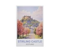 Jigsaw Puzzle 1000 Pieces for Adults，Stirling Castle Scotland，Teens Boys Girls Puzzles Difficult Thick Sturdy Pieces Challenging Puzzle for Party Games（38x26cm）-FX27