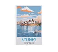 Jigsaw Puzzle 1000 Pieces for Adults，Sydney Australia，Large Puzzle Game Artwork for Adults Teens, Family Decorations, Unique Puzzle Gift（38x26cm）-FS41