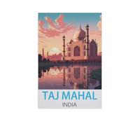 Jigsaw Puzzle 1000 Pieces for Adults,Taj Mahal India,Teens Boys Girls Puzzles Premium Quality Fun Family Challenging Puzzles for Birthday(38x26cm)-AL92