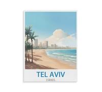 Jigsaw Puzzle 1000 Pieces for Adults,Tel Aviv Israel,Large Puzzle Game Artwork for Adults Teens, Family Decorations, Unique Puzzle Gift(50x70cm)-N45