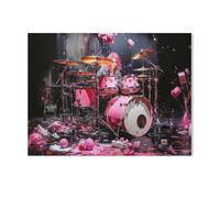 Jigsaw Puzzle 1000 Pieces for Adults，The Drum Solo, Culmination of Ornamentation and Accentuation，Kids Teens Large Families Puzzle Game（38x26cm）-AD52
