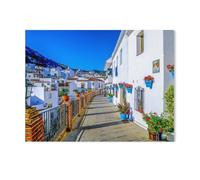 Jigsaw Puzzle 1000 Pieces for Adults，The White Villages of Andalusia，Teens Boys Girls Puzzles Difficult Thick Sturdy Pieces Challenging Puzzle for Party Games（75x50cm）-AB64