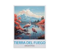Jigsaw Puzzle 1000 Pieces for Adults,Tierra del Fuego Argentina,Large Puzzle Game Artwork for Adults Teens(50x70cm)-AP96