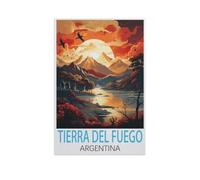 Jigsaw Puzzle 1000 Pieces for Adults,Tierra Del Fuego Argentina,Teens Boys Girls Puzzles Premium Quality Fun Family Challenging Puzzles for Birthday(38x26cm)-FT48
