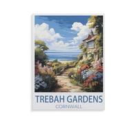 Jigsaw Puzzle 1000 Pieces for Adults，Trebah Gardens Cornwall，Teens Boys Girls Puzzles Premium Quality Fun Family Challenging Puzzles for Birthday（75x50cm）-HE69