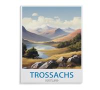 Jigsaw Puzzle 1000 Pieces for Adults，Trossachs，Teens Boys Girls Puzzles Premium Quality Fun Family Challenging Puzzles for Birthday-M458-38x52cm