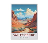 Jigsaw Puzzle 1000 Pieces for Adults，Valley of Fire State Park，Teens Boys Girls Puzzles Difficult Thick Sturdy Pieces Challenging Puzzle for Party Games（50x70cm）-D71