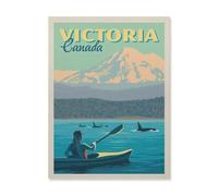 Jigsaw Puzzle 1000 Pieces for Adults，Victoria Kayak，Teens Boys Girls Puzzles Premium Quality Fun Family Challenging Puzzles for Birthday（75x50cm）-HO90