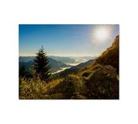 Jigsaw Puzzle 1000 Pieces for Adults，View from Vogelsang into the valley，Unique Suitable for Teenagers and Adults, Home Decoration（75x50cm）-AQ76