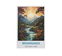 Jigsaw Puzzle 1000 Pieces for Adults，Whanganui National Park，Teens Boys Girls Puzzles Premium Quality Fun Family Challenging Puzzles for Birthday（38x26cm）-AJ12