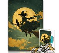 Jigsaw Puzzle 1000 Pieces for Adults Witch 1000 Pieces for Adults,Challenging Game for The Whole for Women, Gifts for Men (size 75x50cm)