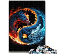 Jigsaw Puzzle 1000 Pieces for Adults Yin And Yang Teenager Jigsaw,Educational Stress Relief Toy Great Gifts And Toys (38x26cm)