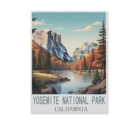 Jigsaw Puzzle 1000 Pieces for Adults,Yosemite National Park California,Teens Boys Girls Puzzles Difficult Thick Sturdy Pieces Challenging Puzzle for Party Games(38x26cm)-FL27