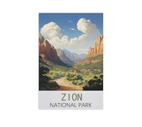 Jigsaw Puzzle 1000 Pieces for Adults，Zion National Park，Large Puzzle Game Artwork for Adults Teens（50x70cm）-FO57