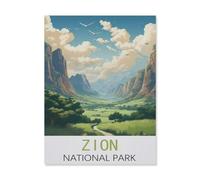 Jigsaw Puzzle 1000 Pieces for Adults，Zion National Park，Teens Boys Girls Puzzles Difficult Challenging Puzzle for Party Games Kids Family Friends（50x70cm）-FL65