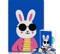 Jigsaw Puzzle 1000 Pieces for Teenagers Abstract Bunny Adult Puzzles,learning Educational Is Ideal As A Gift for The Whole Family (size 75x50cm)