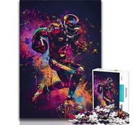 Jigsaw Puzzle 1000 Pieces for Teenagers American Football Adult Jigsaw,Stress Reliever Difficult Challenge Secret Santa Gifts (size 38x26cm)