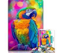 Jigsaw Puzzle 1000 Pieces for Teenagers Animal Parrot Jigsaw,is Ideal As Gifts for The Whole Family Suitable for And 14 (size 38x26cm)