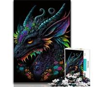 Jigsaw Puzzle 1000 Pieces for Teenagers Animals Dragons Jigsaw,is Ideal As Gifts for The Whole Family Suitable for And 14 (size 75x50cm)
