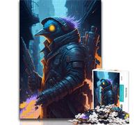 Jigsaw Puzzle 1000 Pieces for Teenagers Arctic Anarchist Penguin 1000 Piece Puzzle,Interesting Stress Reduction Parent-child Interaction 38x26cm