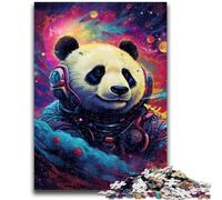 Jigsaw Puzzle 1000 Pieces for Teenagers Art Animal Panda Teenager Puzzles,with Matching Poster And Trivia Sheet for Ages 14+ (26x38cm)