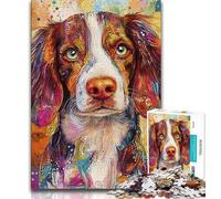 Jigsaw Puzzle 1000 Pieces for Teenagers Art Dog Puzzles,Challenging Difficult Deal As Gifts for The Whole Family (size 38x26cm)