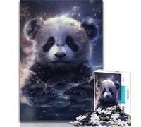 Jigsaw Puzzle 1000 Pieces for Teenagers Artistic Panda 1000 Pieces for Adults,Stress Reliever Difficult Challenge Secret Santa Gifts (size 38x26cm)