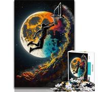 Jigsaw Puzzle 1000 Pieces for Teenagers Basketball Sport Colorful Jigsaw,Quiz Game Wall Decoration Unique Birthday And Xmas Gifts (size 75x50cm)