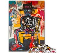 Jigsaw Puzzle 1000 Pieces for Teenagers Basquiat Robot Puzzles,Educational Games Home Decoration Unique Home Decor And Gifts (26x38cm)