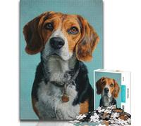 Jigsaw Puzzle 1000 Pieces for Teenagers Beagle Jigsaw,Educational Stress Relief Toy Gifts for Friends And Family (size 75x50cm)