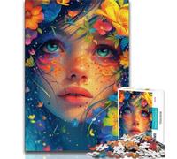 Jigsaw Puzzle 1000 Pieces for Teenagers Beautiful Girl Jigsaw,Educational Stress Relief Toy Gifts for Friends And Family (size 75x50cm)