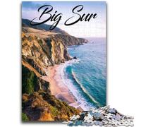 Jigsaw Puzzle 1000 Pieces for Teenagers Big Sur 1000 Piece Puzzle,Interesting Stress Reduction Parent-child Interaction (50x75cm)