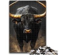 Jigsaw Puzzle 1000 Pieces for Teenagers Bison Teenager Jigsaw,Fun Games Every Piece Is Unique - Challenging Family Fun Game (75x50cm)