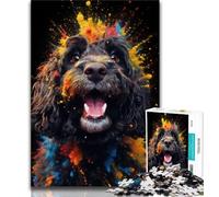 Jigsaw Puzzle 1000 Pieces for Teenagers Cockapoo 1000 Pieces for Adults,Stress Reliever Difficult Challenge Secret Santa Gifts (size 75x50cm)