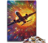 Jigsaw Puzzle 1000 Pieces for Teenagers Color Plane Teenager Puzzles,with Matching Poster And Trivia Sheet for Ages 14+ (26x38cm)