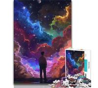 Jigsaw Puzzle 1000 Pieces for Teenagers Colorful Alien 1000 Pieces for Teenagers,Quiz Game Wall Decoration Unique Birthday And Xmas Gifts (size 38x26cm)