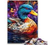 Jigsaw Puzzle 1000 Pieces for Teenagers Colorful Duck 1000 Piece Puzzle,Interesting Stress Reduction Parent-child Interaction (50x75cm)