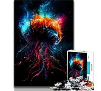 Jigsaw Puzzle 1000 Pieces for Teenagers Colorful Octopus Jigsaw,Quiz Game Wall Decoration Unique Birthday And Xmas Gifts (size 75x50cm)