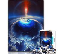 Jigsaw Puzzle 1000 Pieces for Teenagers Colourful Fantasy Cosmic Black Hole Puzzles for Teenagers,Family Game Stress Reliever Difficult Challenge Suitable for Couples 38x26cm